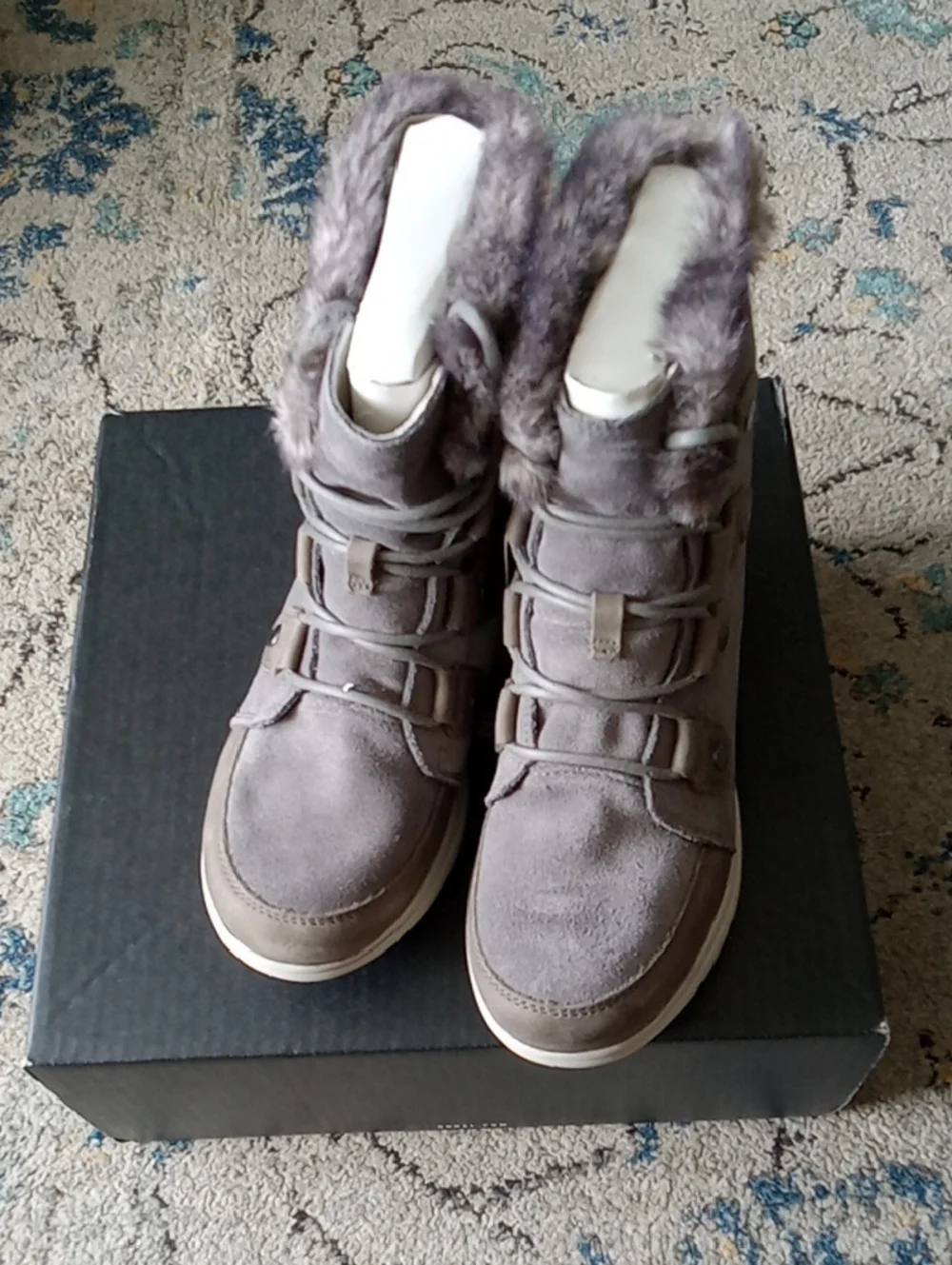 Sorel Women's Faux-Fur Suede Winter Boots-NEW
